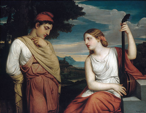 The Greek Lovers by Henry Peters Gray